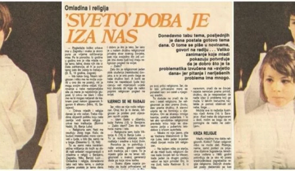 Ta Su Mladi Iz Jugoslavije Mislili O Religiji Anketa Je God